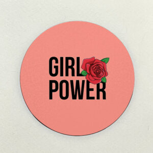 زیر لیوانی طرح Girl Power ست شش تائی – کد MS1002004